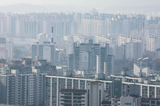 서울 노원구 상계동 일대 아파트 단지 모습.  <연합뉴스>